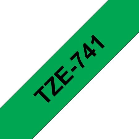Brother TZe741 Cinta Laminada de Etiquetas - Compatível