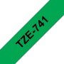 Brother TZe741 Cinta Laminada de Etiquetas - Compatível