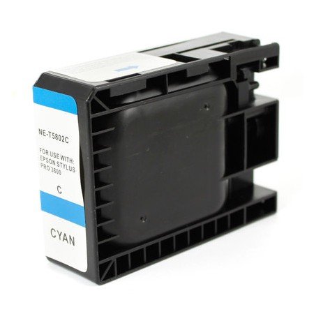 Epson T5802 Tinteiro Cyan Pigmentado - Compatível