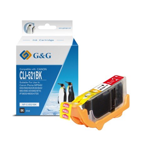 Canon CLI521 Tinteiro Preto - G&G