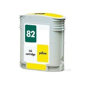 HP 82 Tinteiro Amarelo - Compatível