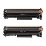 HP CF244A Preto Pack de 2 Cartuchos de Toners - Compatível