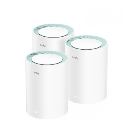 Mesh Cudy AC1200 WiFi Extender Gigabit Mesh Solution M1300 Pacote com 3