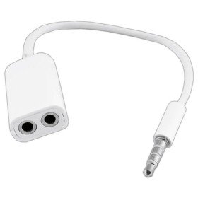 Cabo Adaptador Jack 3.5Mm Macho 4P / 2 Jack 3.5Mm Fêmea