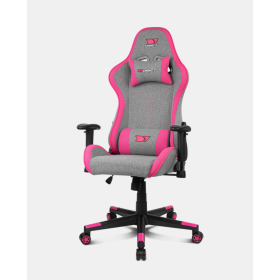 Cadeira para Jogos Drift Dr90 Pro Cinza - Rosa