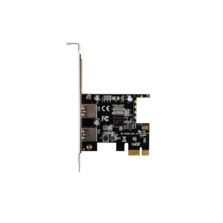 Lanberg Express 2X USB 3.1 Gen1 fêmea com suporte de placa PCI de baixo perfil
