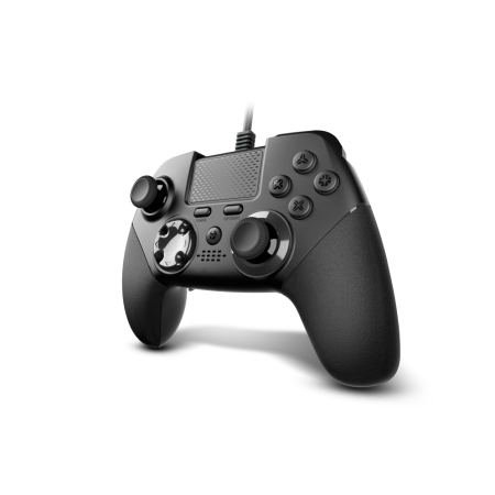 Controlador de jogos Krom Kaiser PC, Ps3, Ps4 USB preto