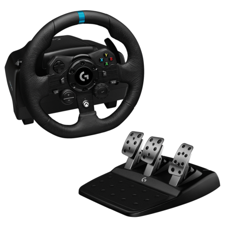 Volante e Pedais Logitech Trueforce G923 Pc Ps4 Ps5 Preto