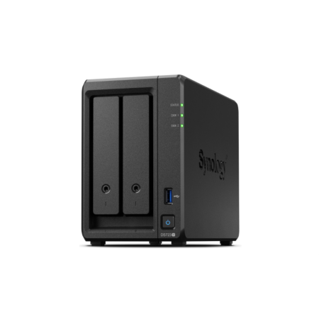 NAS Synology Ds723+ 2Bah AMD Ryzen R1600 2 Core 23.1Ghz 2Gb Ddr4 Ecc 32Gb