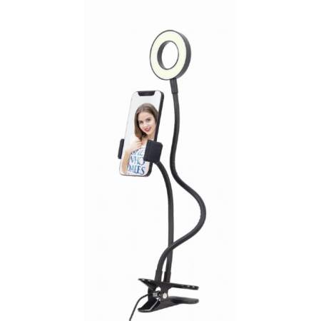 Ring Light para selfie com suporte para telefone