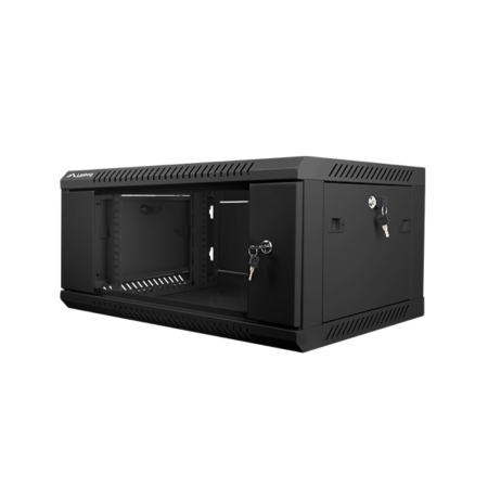 Armário Rack Lanberg 4U 600X450X279 Automontado 19" Até 60 Kg Preto