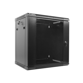 Lanberg Wall Rack Armário 19" 12U/600X450 Flat Pack V2 Preto