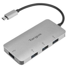 Adaptador Targus USB-C para 4X USB 3.0 Prata