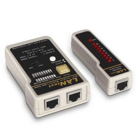 Testador Aisens A142-0314 para RJ11-RJ12-RJ45/ Coaxial