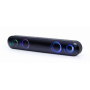Barra de som GembirdBluetooth com efeito de luz LED preta