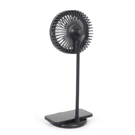 Ventilador de mesa com lâmpada e carregador sem fio