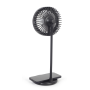 Ventilador de mesa com lâmpada e carregador sem fio