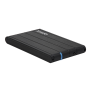 Caixa Externa Tooq Tqe-2530B 2,5" 9,5 Mm Sata USB 3.0 Preto