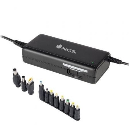 Carregador Portátil NGS BAN/ 90W/ Manual/ 11 Conectores/ Voltagem 12-20V