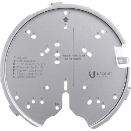 Acessório de montagem Ubiquiti U-Pro-Mp Unifi para Ac Pro, Ac Hd, Ac Shd e posteriores