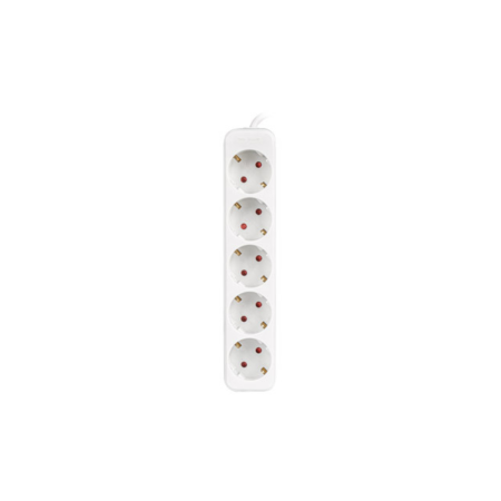 Soquetes Schuko Régua Lanberg 5 Brancos 3M
