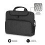 Maleta Subblim Air Padding para laptops de até 15,6"/cinza escuro