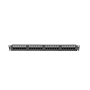 Patch Panel Lanberg Cat.5E UTP 24 portas 1U rack 19 preto