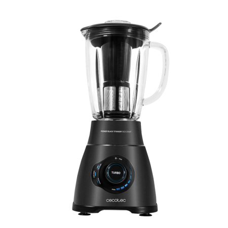 Liquidificador de vidro inteligente Cecotec Power Black Titanium 1800