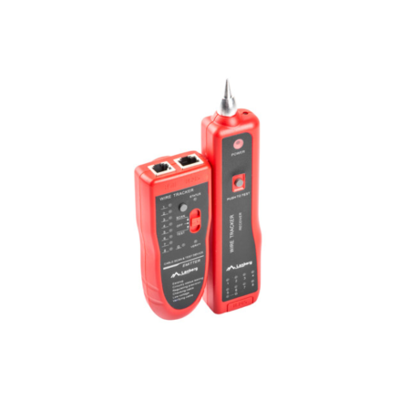 Testador de par rastreador de cabo Lanberg Rj-45, Rj-12, Rj-11, coaxial