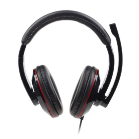 Fone De Ouvido Estéreo USB Preto