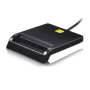 Leitor de cartão externo para smart cards e Dnie Tooq Tqr-210B preto