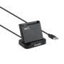 Leitor de cartão externo Tooq Tqr-220B Dnie Vision USB 2.0 preto