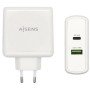 Carregador de parede Aisens ASCH-2PD30QC-W/ 1xUSB Tipo-C/ 1x USB/ 48W