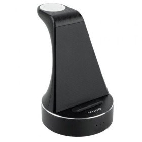 Base de carregamento sem fio para Apple Watch, iPhone e smartphone Tooq TQCD02W