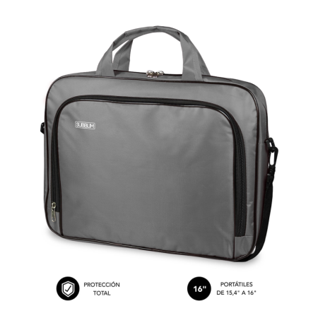Bolsa para Portátil Pasta Subblim Oxford 15,4-16" Cinzento