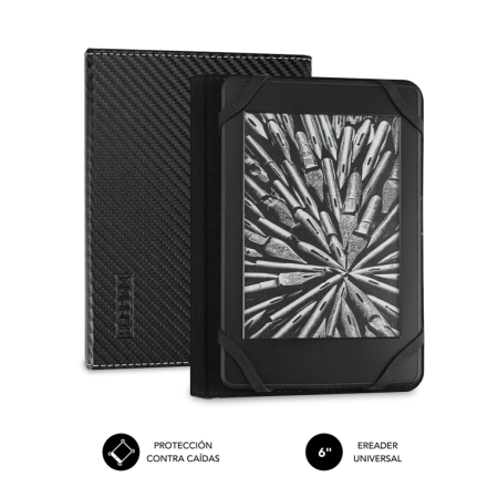 Estojo Caixa para Tablet Subblim Clever Ebook 6" Preto