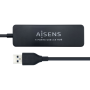 Aisens USB 2.0 Hub Tipo A M-4Xtipo Ah Preto 30Cm