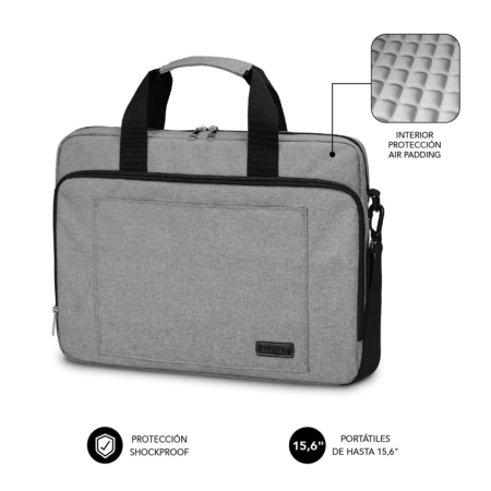 Bolsa para Portátil Mala Subblim Air Padding 15,6" Cinzento