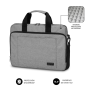 Bolsa para Portátil Mala Subblim Air Padding 15,6" Cinzento