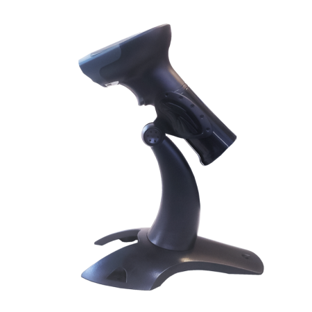 Leitor de código de barras a laser 1D e 2D 10POS IS-300A USB suporte preto incl