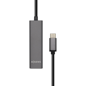 Aisens USB 3.1 Hub USB-C USB-C M-4Xtipo Ah Cinza 15Cm