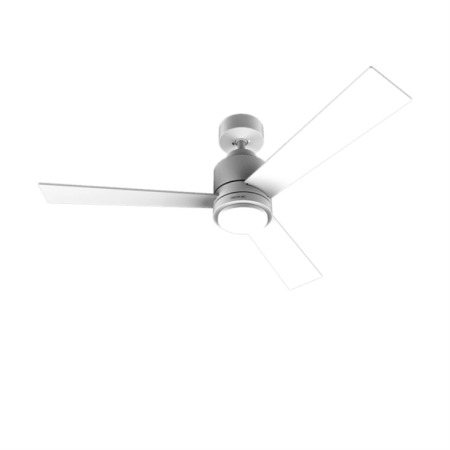 Ventilador de teto Cecotec Energysilence Aero 4850 estilo branco com led e controle remoto