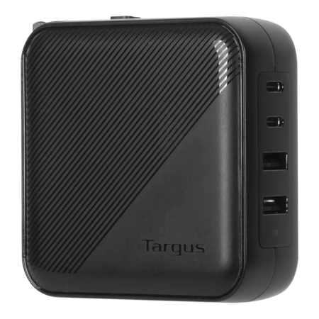 Targus 100 W Gan Charger Adapter - Multi Portas - Com Adaptadores De Viagem