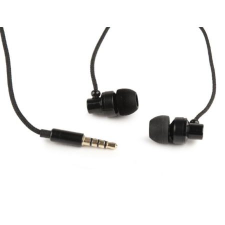 Auscultadores de Microfone Gembird Metal Com, "Paris", Preto