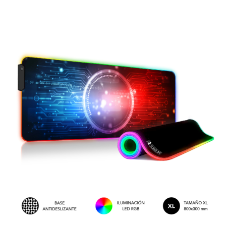 Subblim Rato Pad Premium Led Rgb Chip 800X300X4