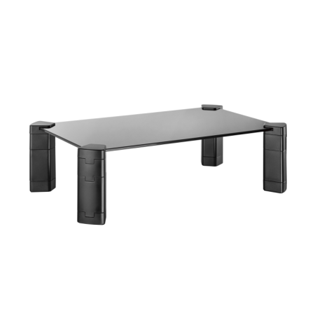 Aisens Suporte Riser Vidro para Monitor de Portátil Preto