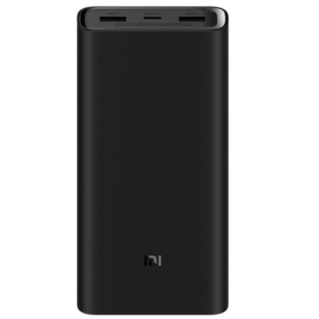 Power Bank Xiaomi Redmi Bateria 20000 Mah Carregamento Rápido 2Xusb-A 1Xusb-C
