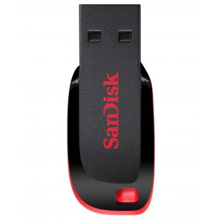 Unidade flash USB Sandisk Cruzer Blade 64 GB USB tipo A 2.0 preto, vermelho