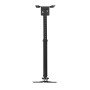 TOOQ UNIVERSAL 360º SUPORTE DE TETO GIRATÓRIO E INCLINÁVEL PARA PROJETOR PRETO