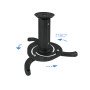 TOOQ UNIVERSAL 360º SUPORTE DE TETO GIRATÓRIO PARA PROJETOR PRETO